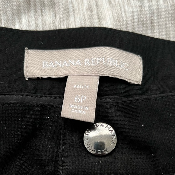 BANANA REPUBLIC Black Panel Pants - Picture 3 of 3